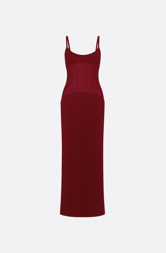 Hadley Mesh Maxi Dress