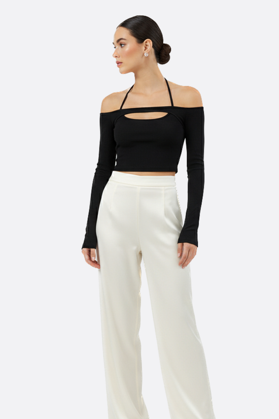 Léonie Cutout Off-Shoulder Top
