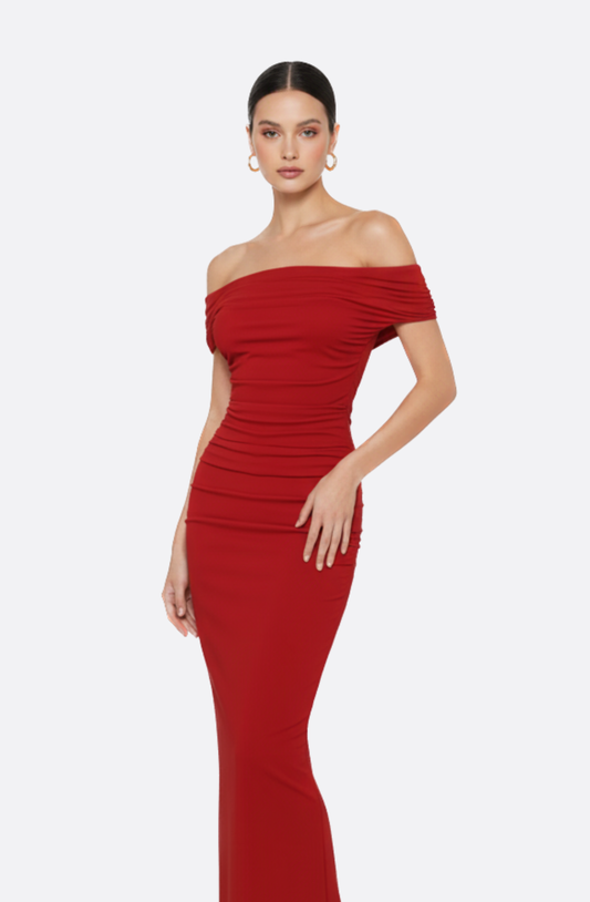 Savannah Off Shoulder Maxi Dress
