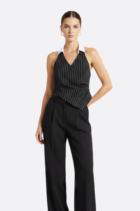 Colette Pinstripe Halter