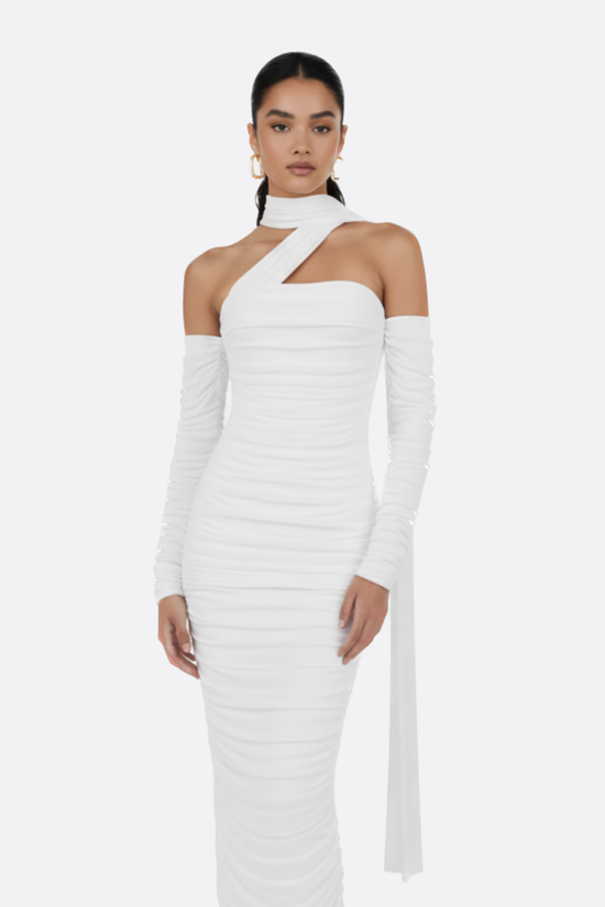 Soraya Ruched Maxi Dress