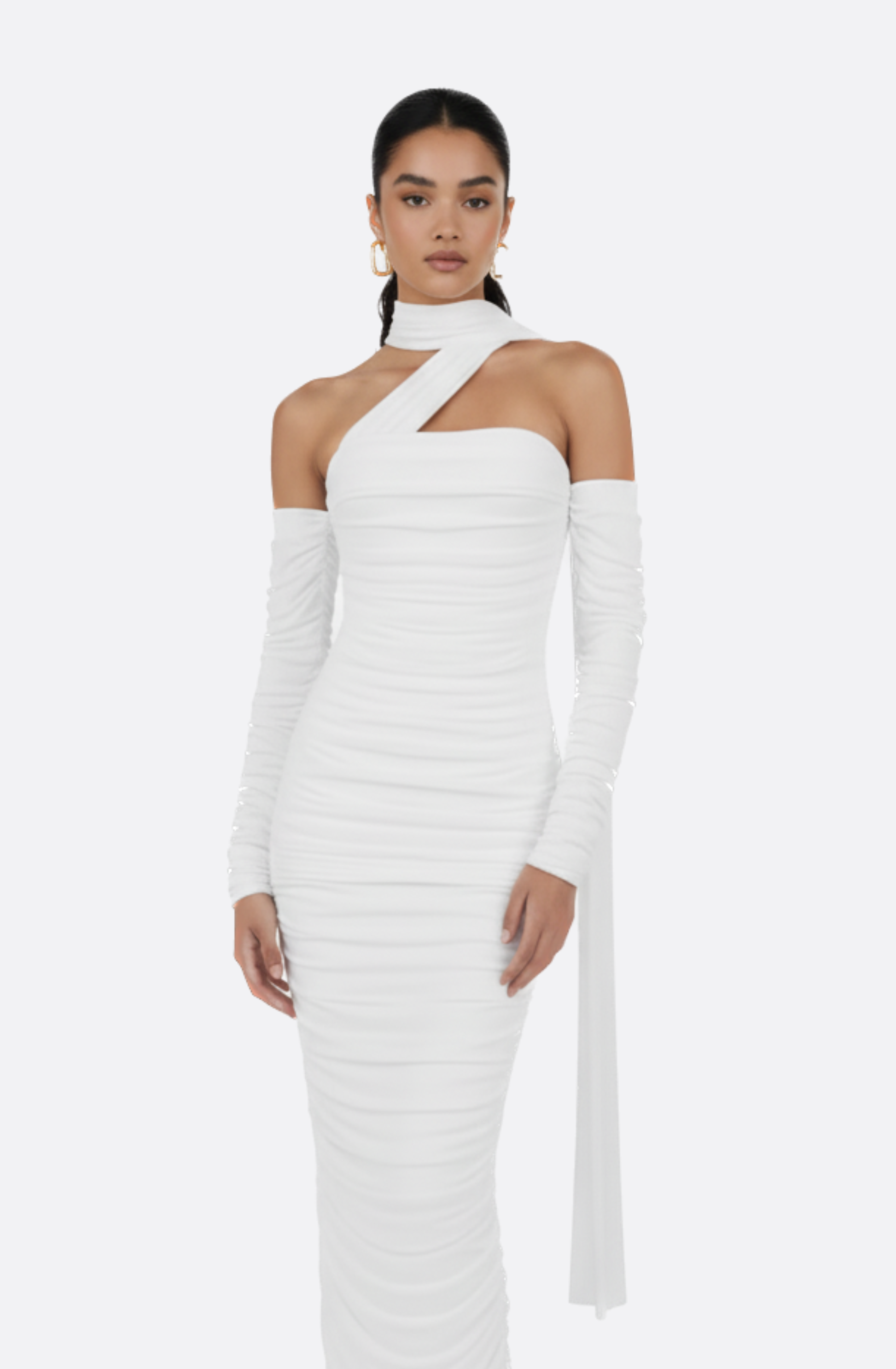 Soraya Ruched Maxi Dress