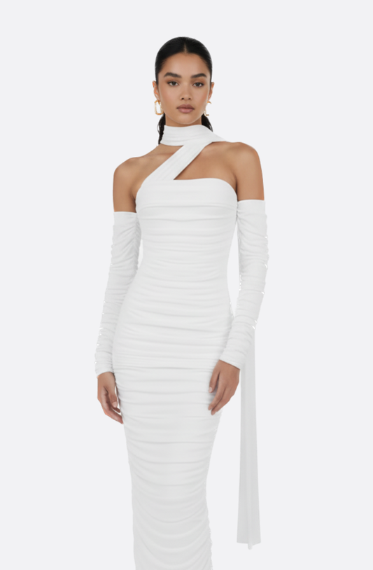 Soraya Ruched Maxi Dress