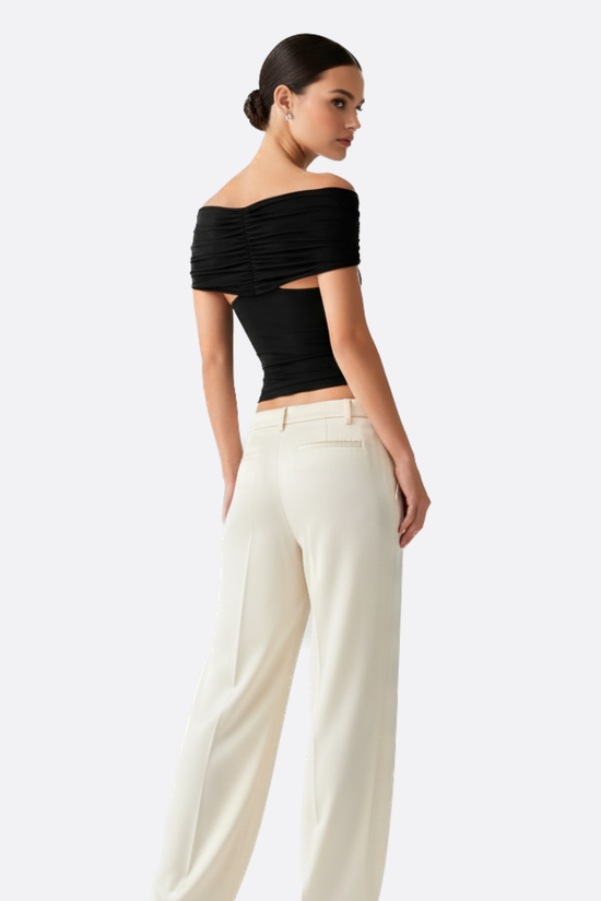 Léonie Twist Off-Shoulder Top