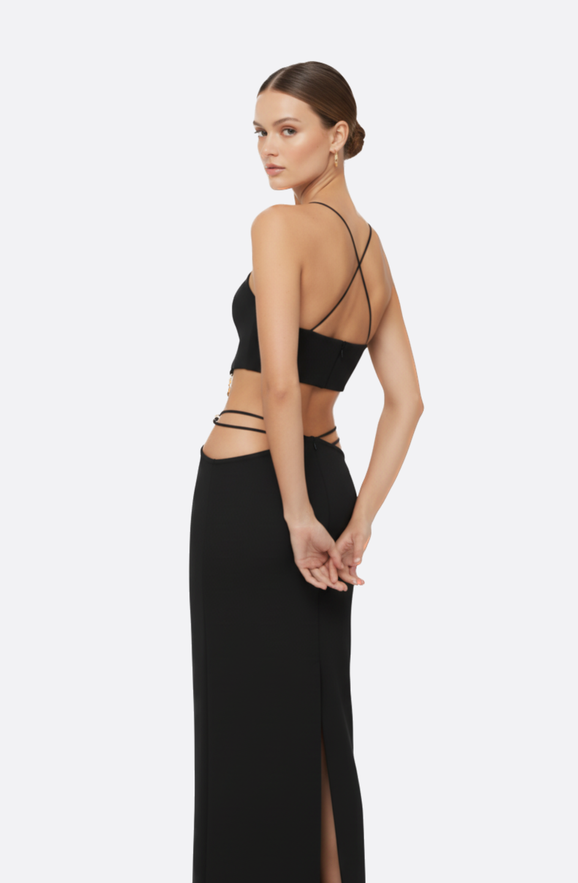Andromeda Noir Maxi Dress