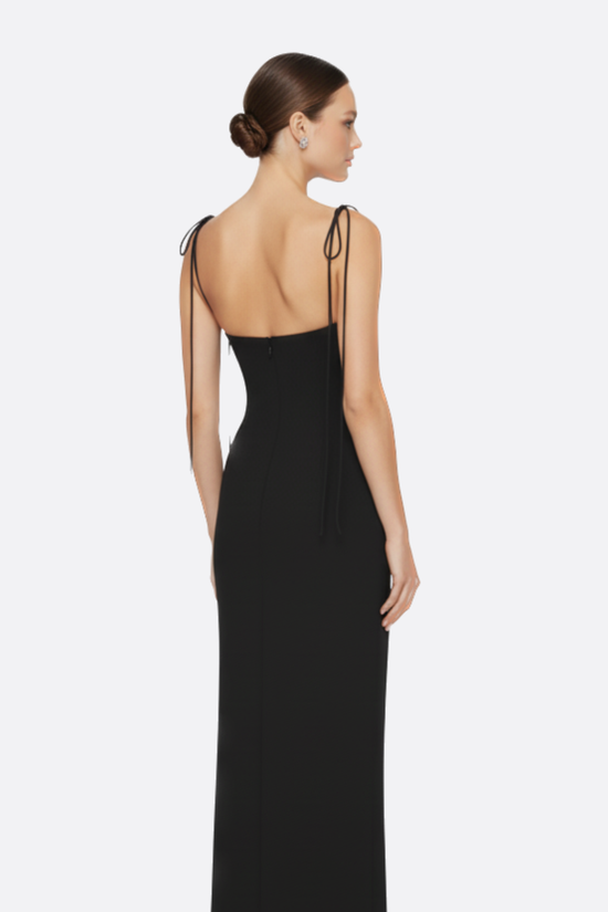 Elena Tie Maxi Dress