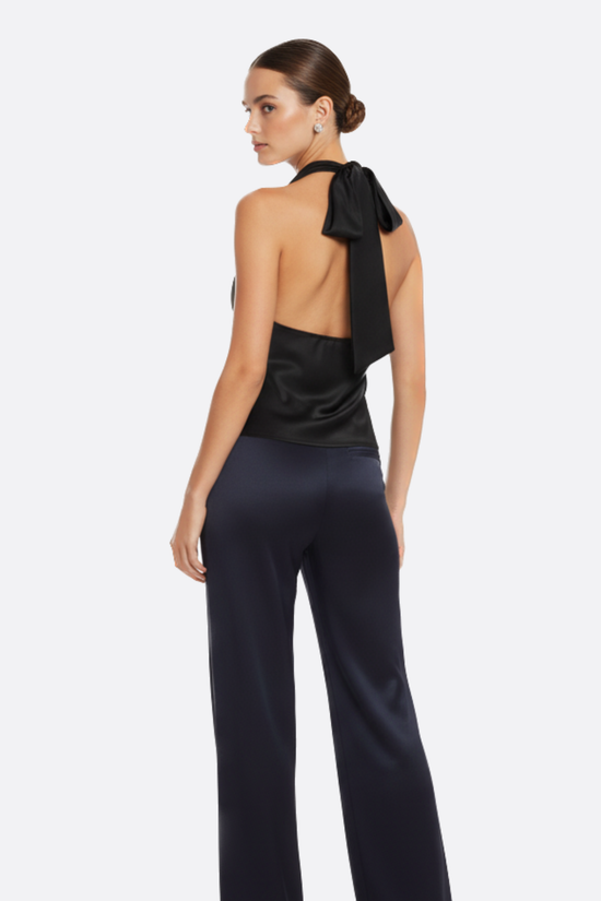 Amélie Satin Halter