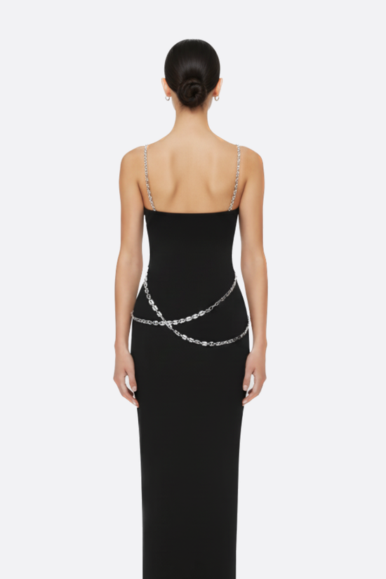 Janiella Chain Wrap Maxi Dress