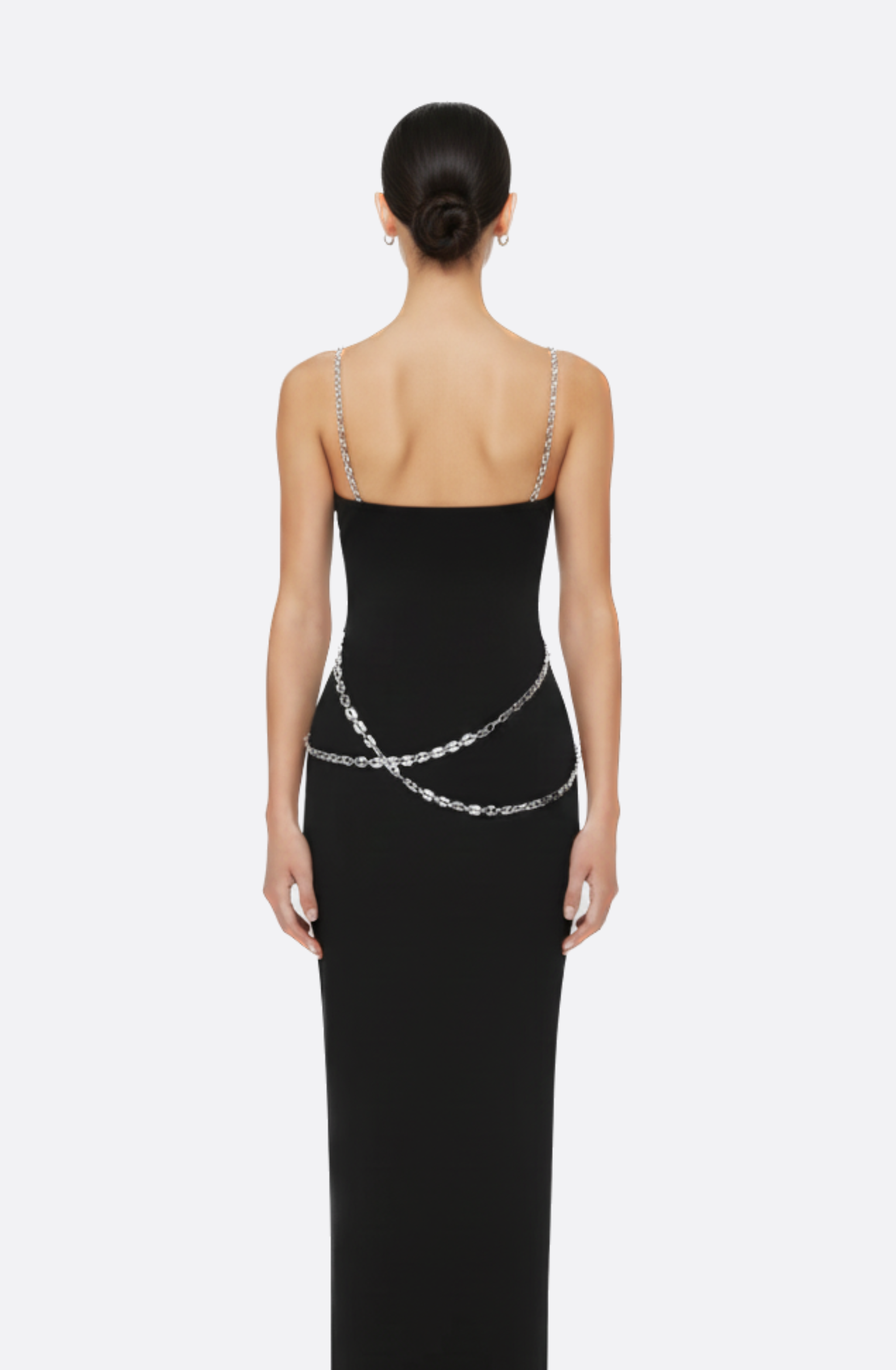 Janiella Chain Wrap Maxi Dress