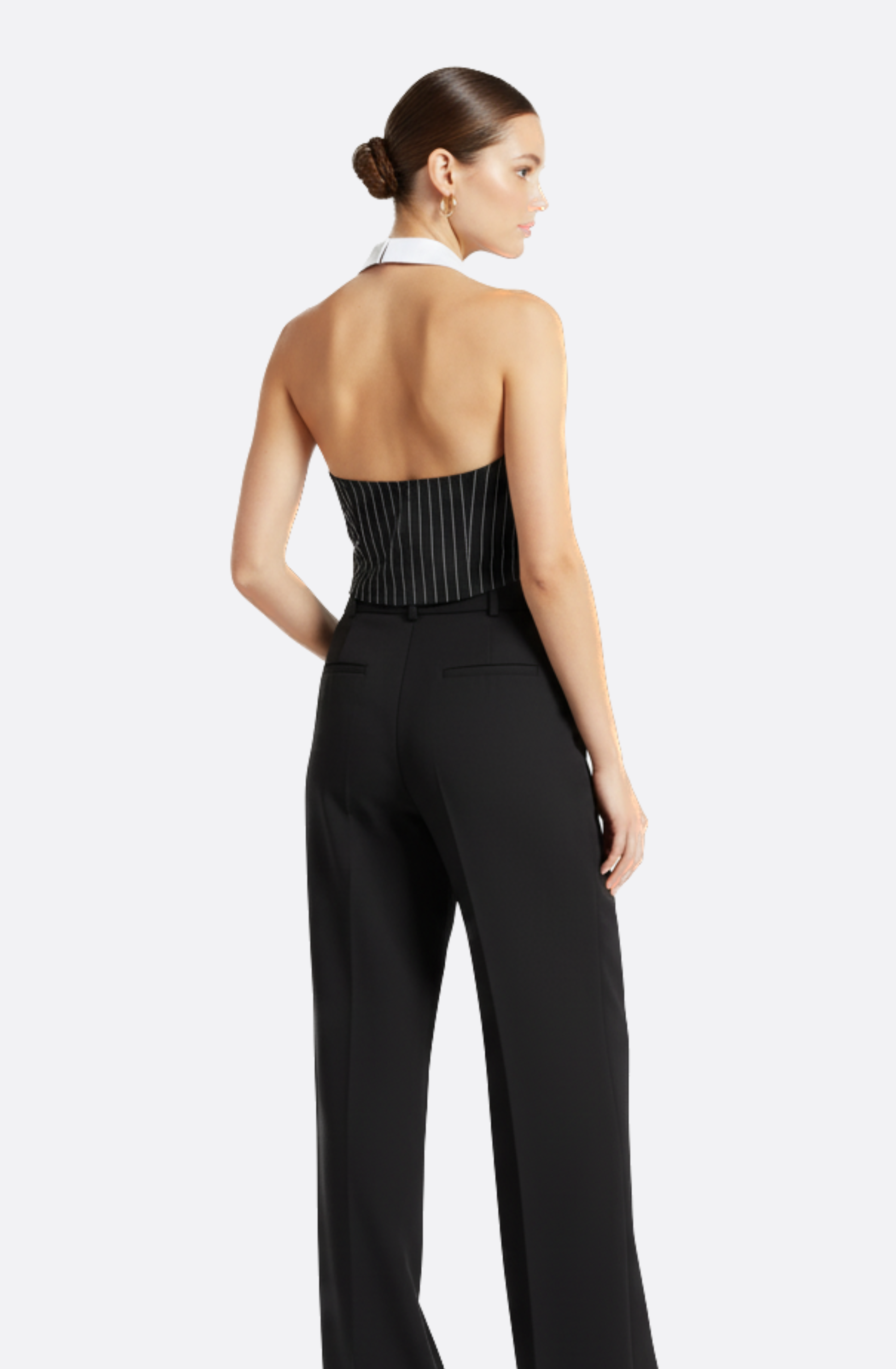 Colette Pinstripe Halter