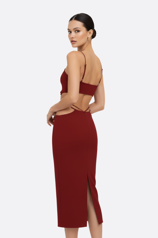 Rosé Andromeda Maxi Dress