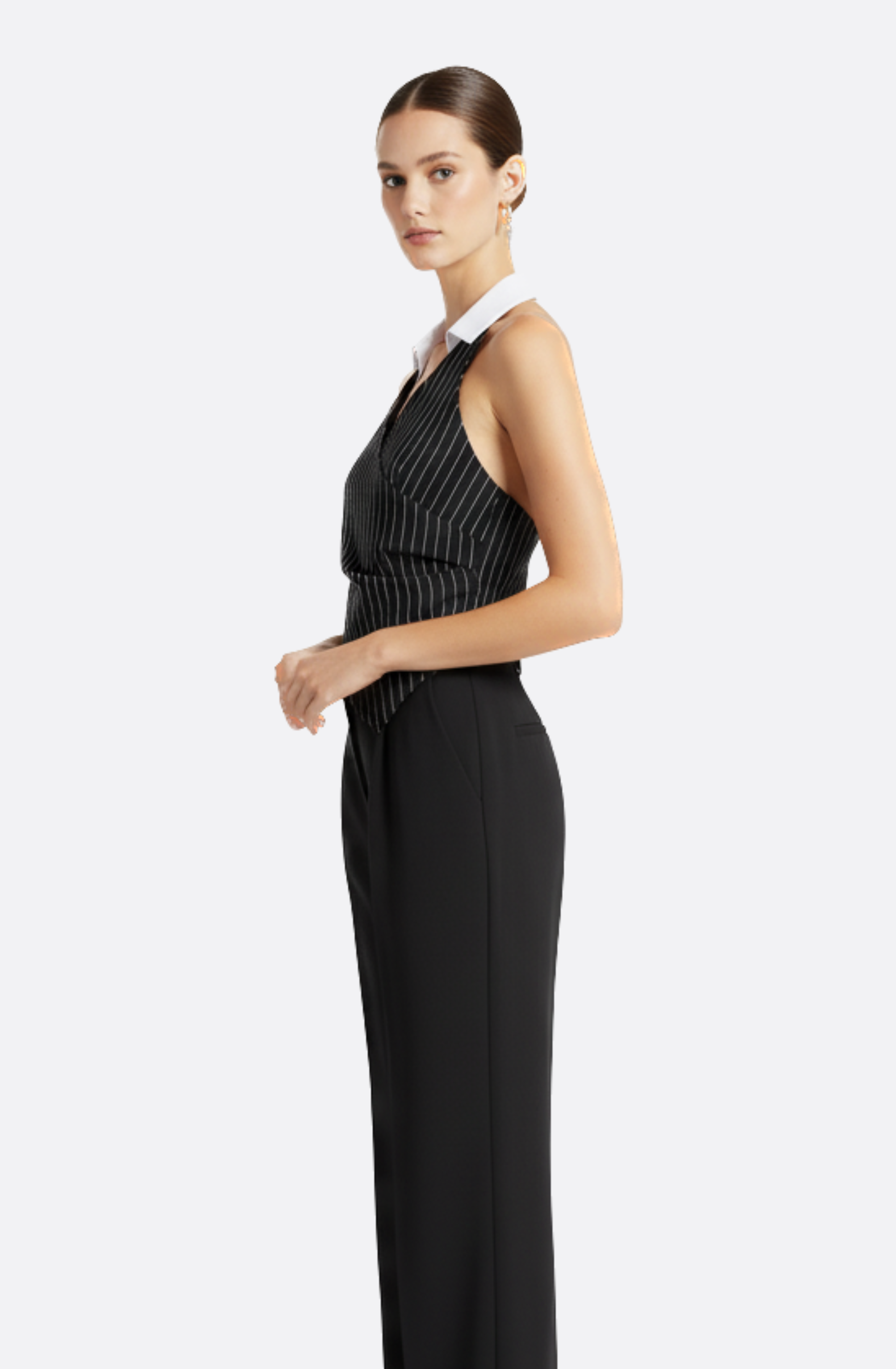 Colette Pinstripe Halter