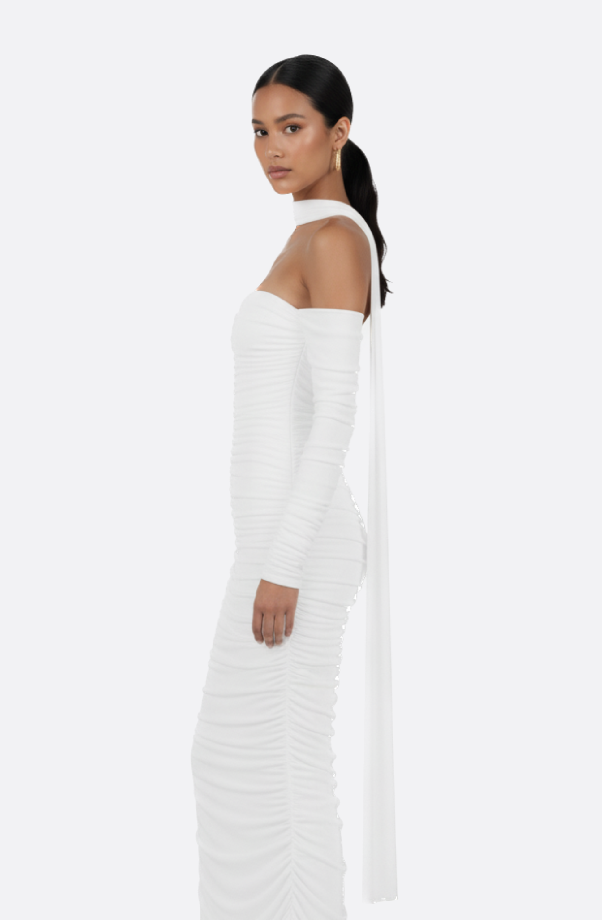 Soraya Ruched Maxi Dress