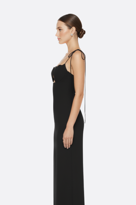 Elena Tie Maxi Dress