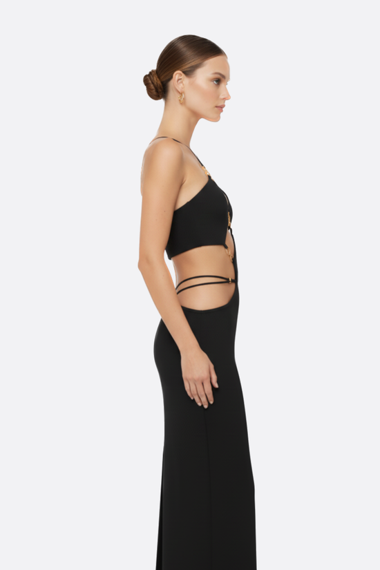 Andromeda Noir Maxi Dress