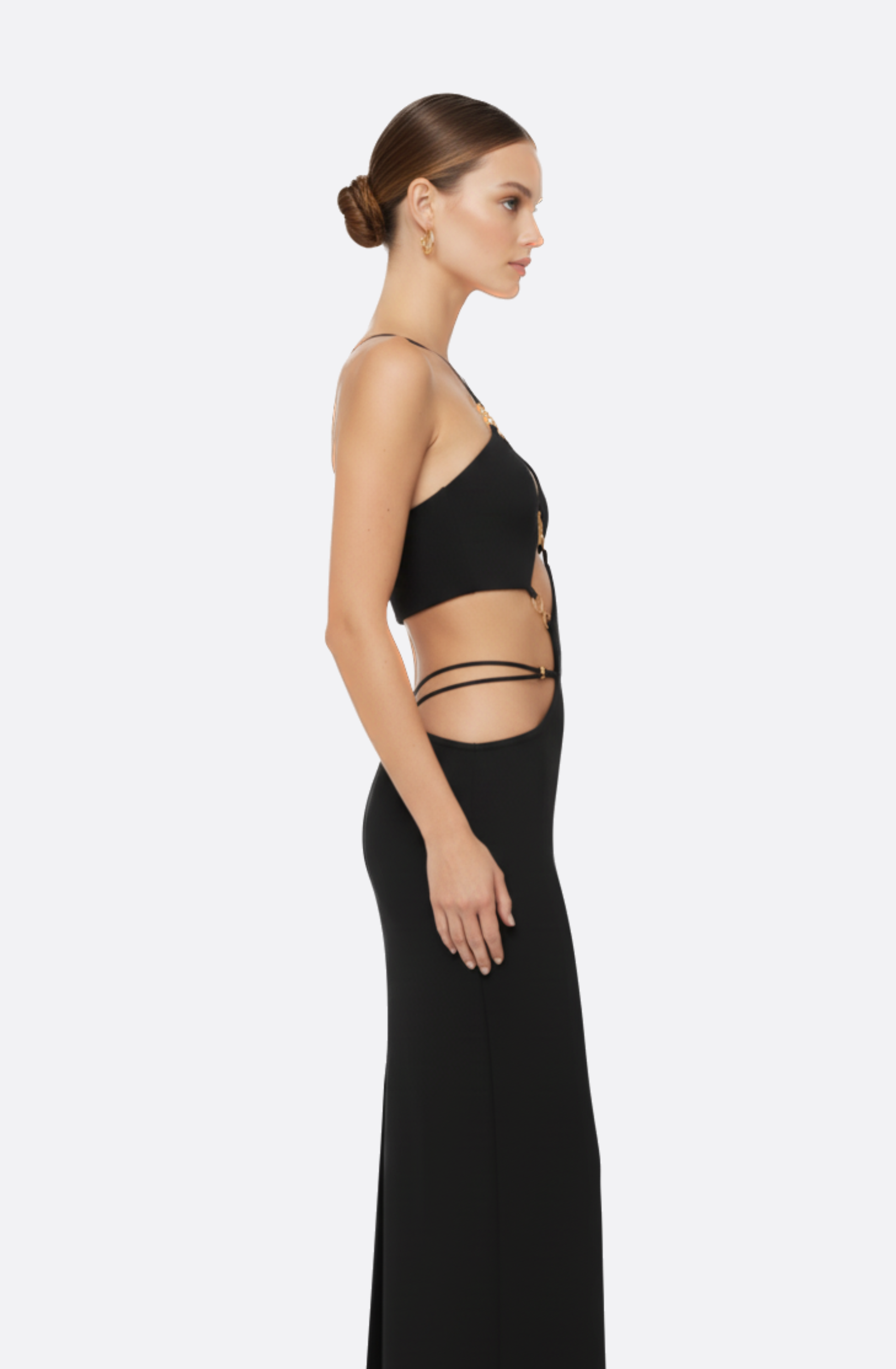 Andromeda Noir Maxi Dress