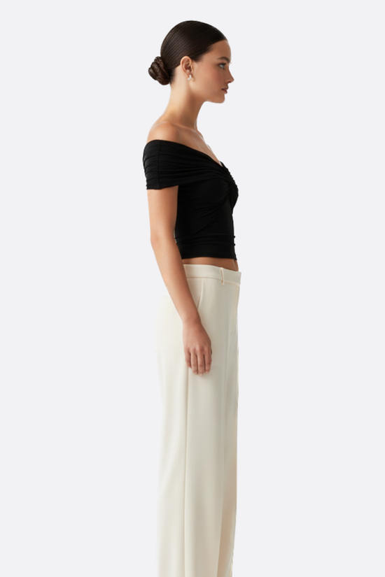 Léonie Twist Off-Shoulder Top