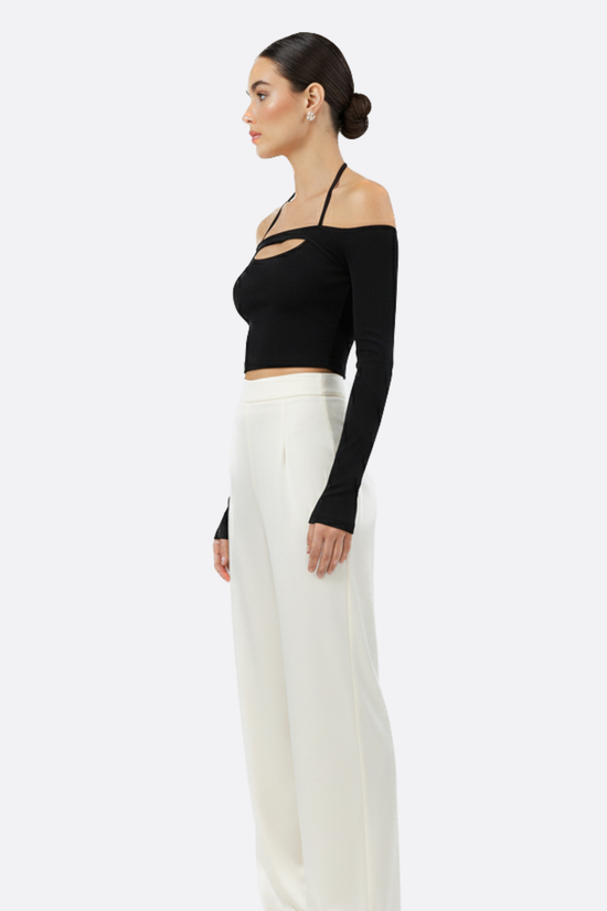 Léonie Cutout Off-Shoulder Top