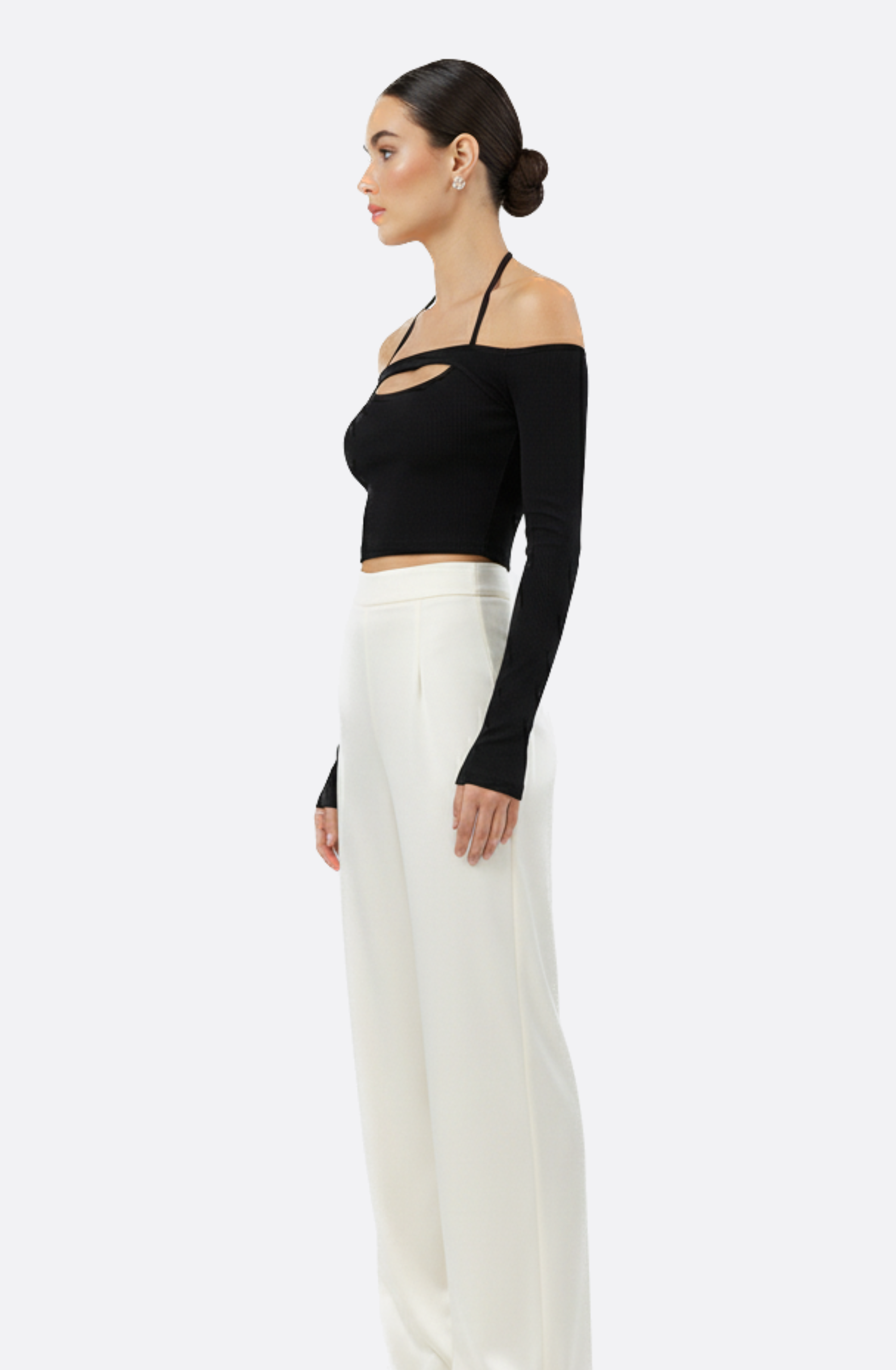 Léonie Cutout Off-Shoulder Top