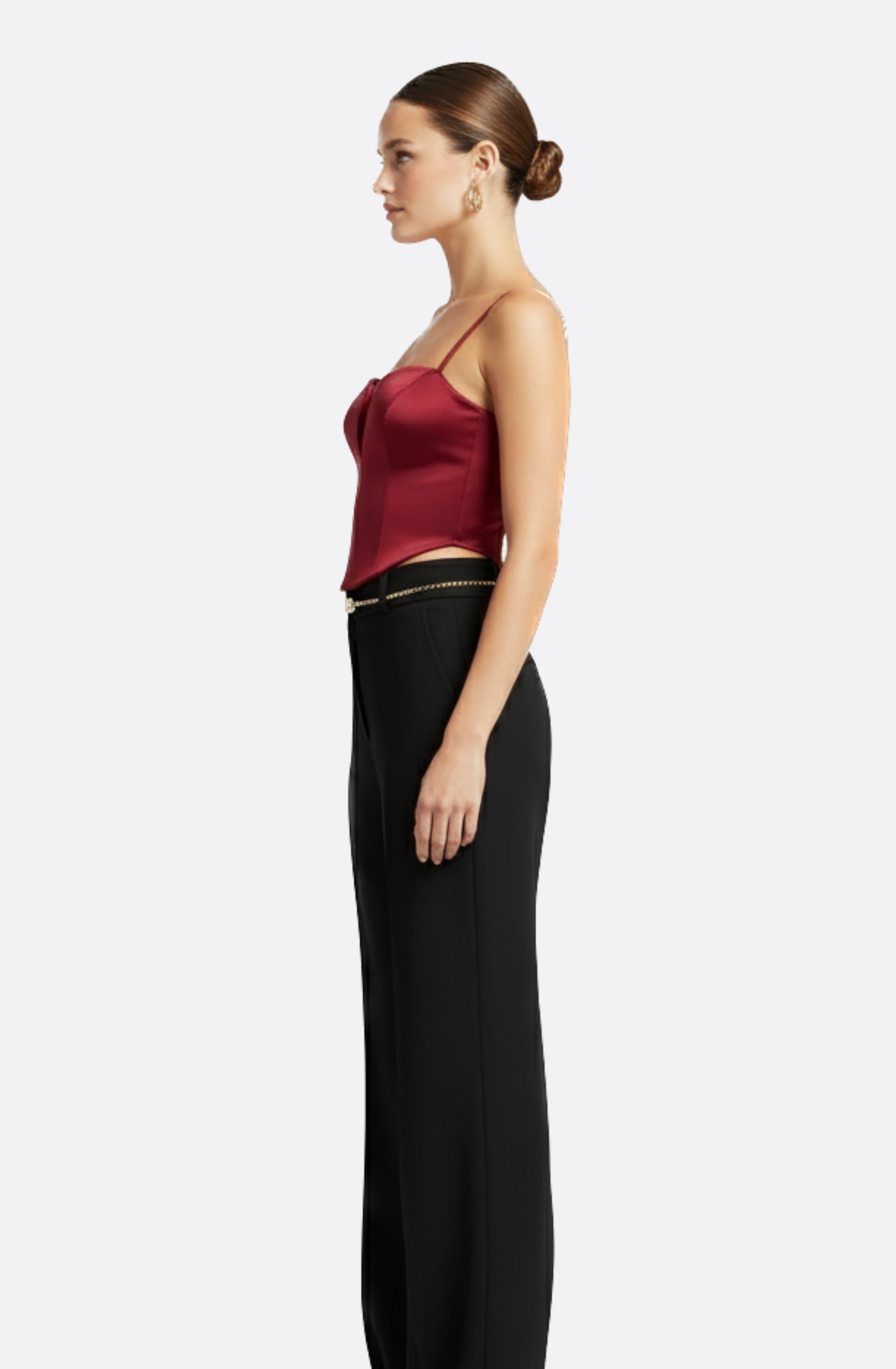 Élodie Satin Corset Top