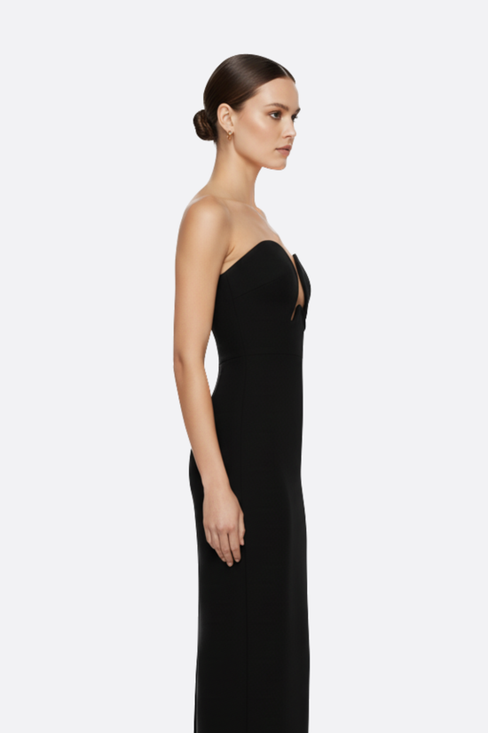 Janessa Low Cut Maxi Dress