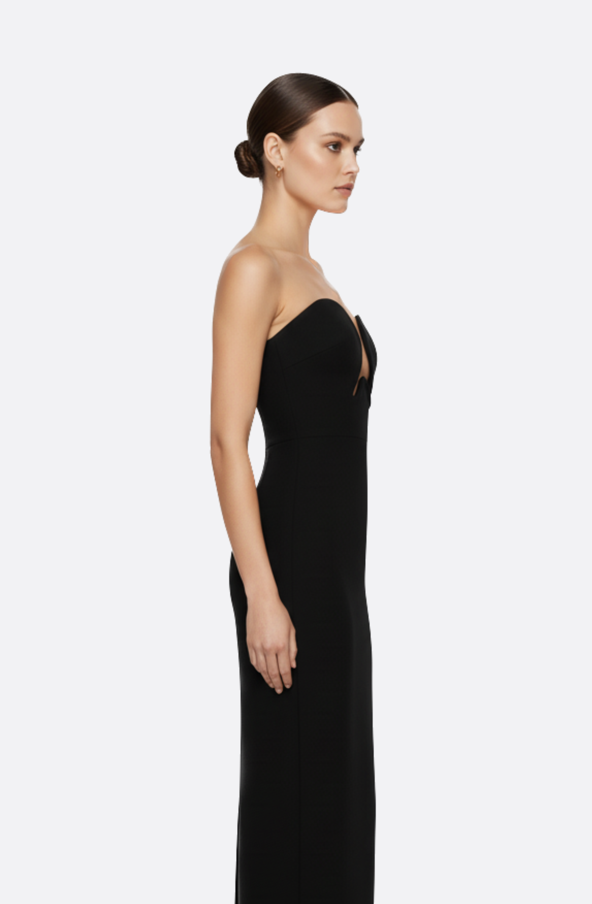 Janessa Low Cut Maxi Dress