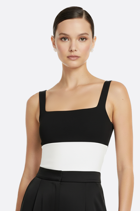 The Céleste Contrast Top