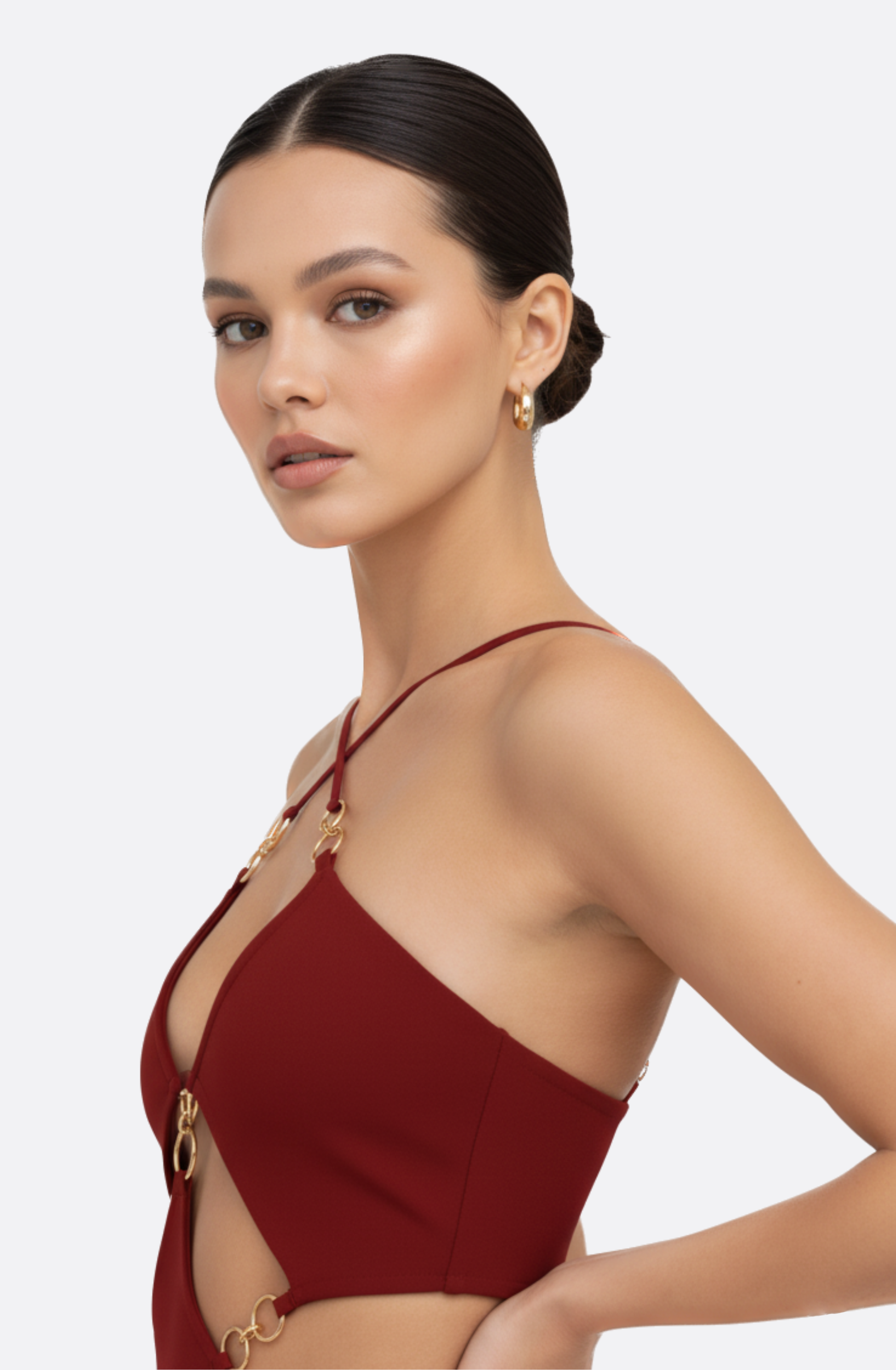 Rosé Andromeda Maxi Dress