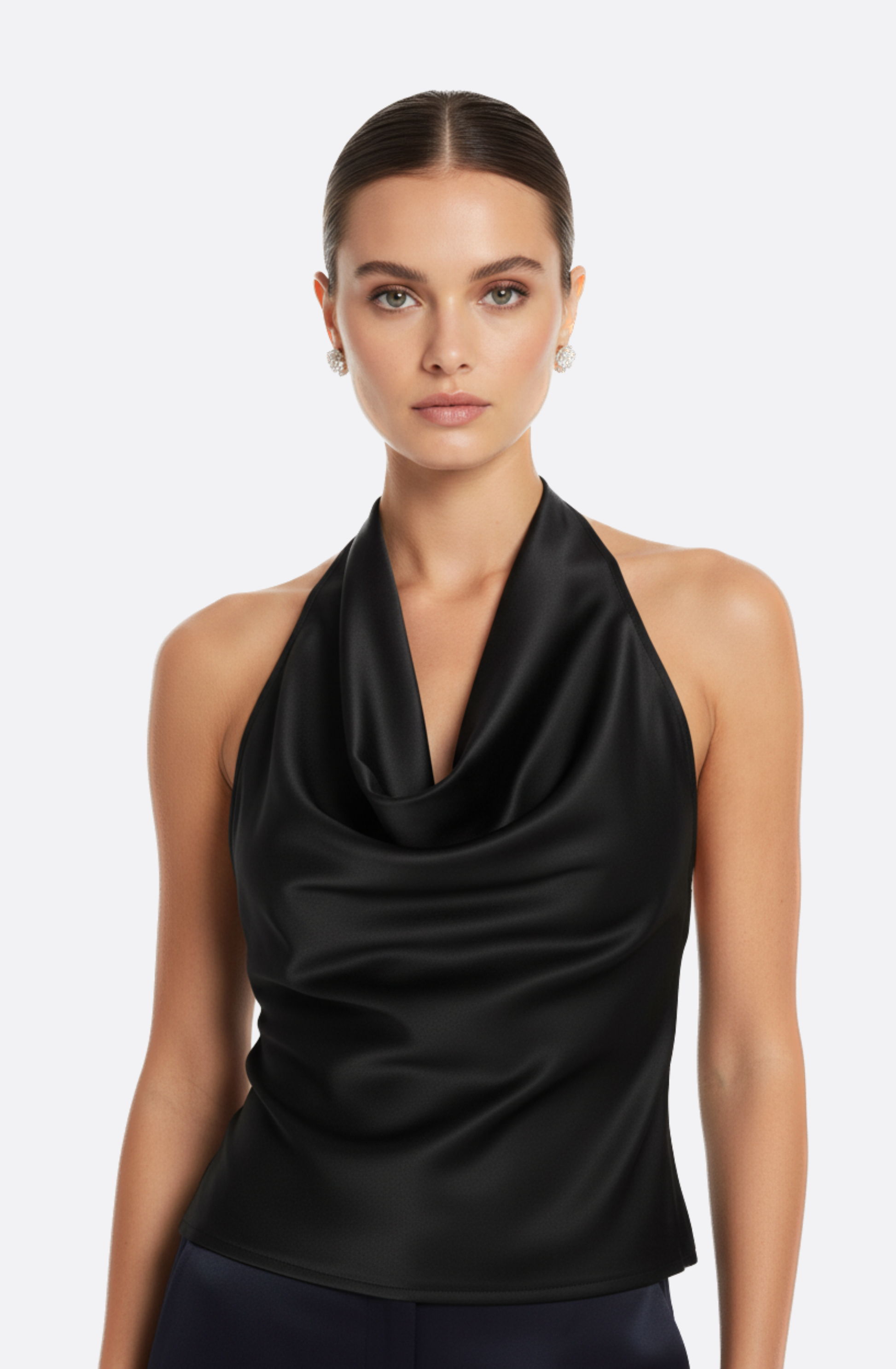Amélie Satin Halter