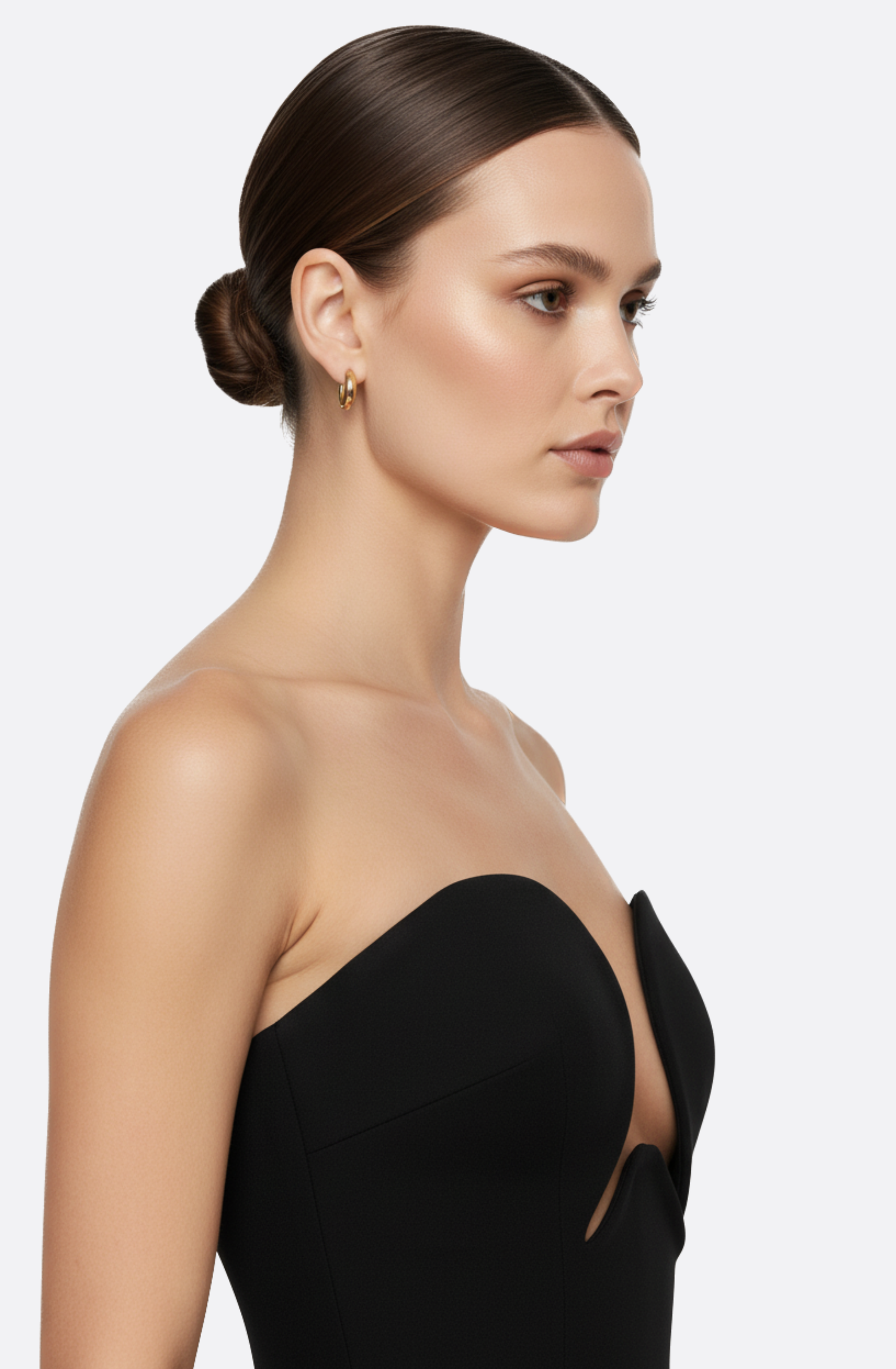 Janessa Low Cut Maxi Dress
