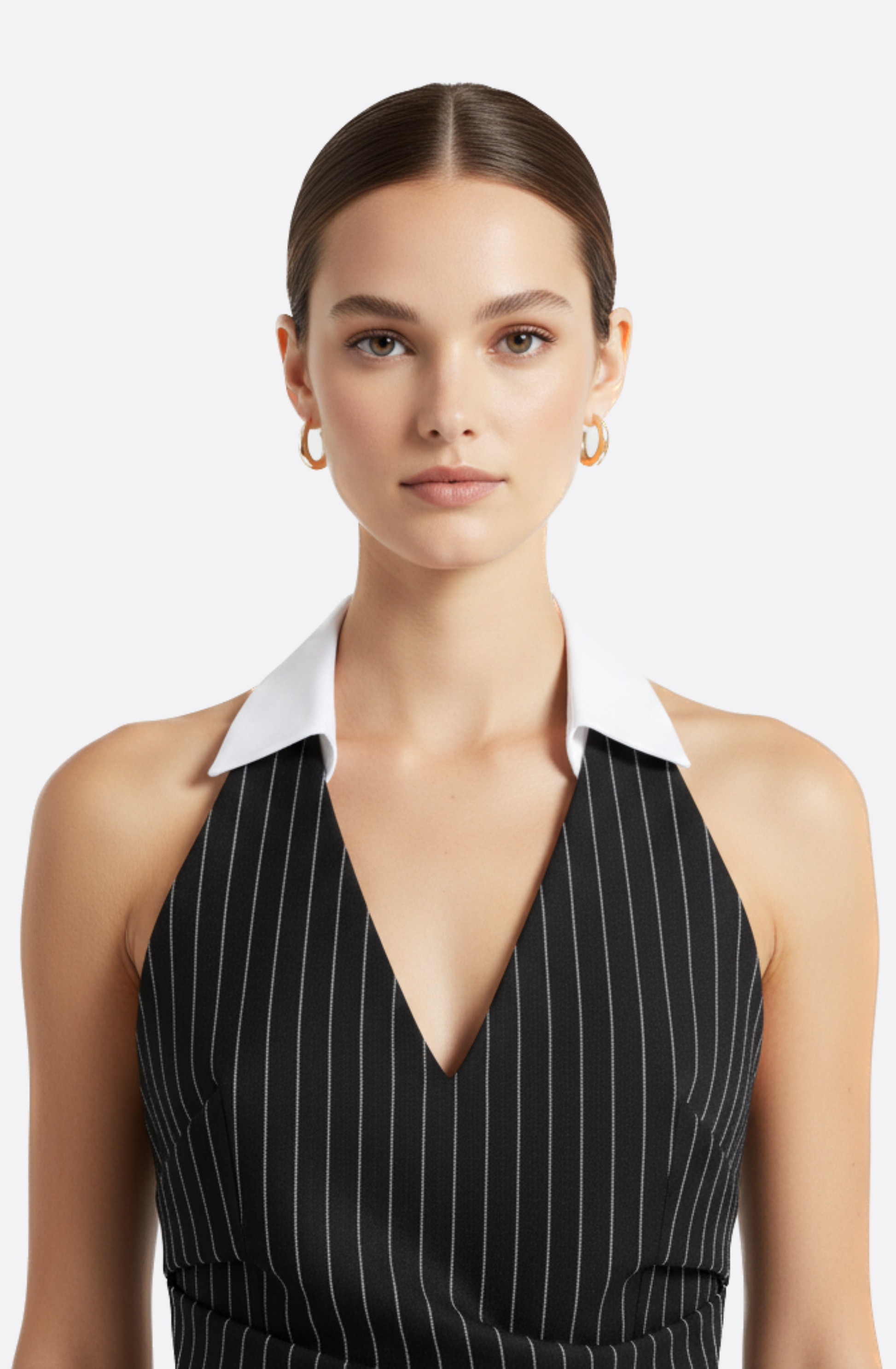 Colette Pinstripe Halter