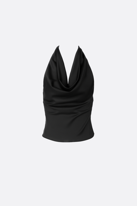 Amélie Satin Halter