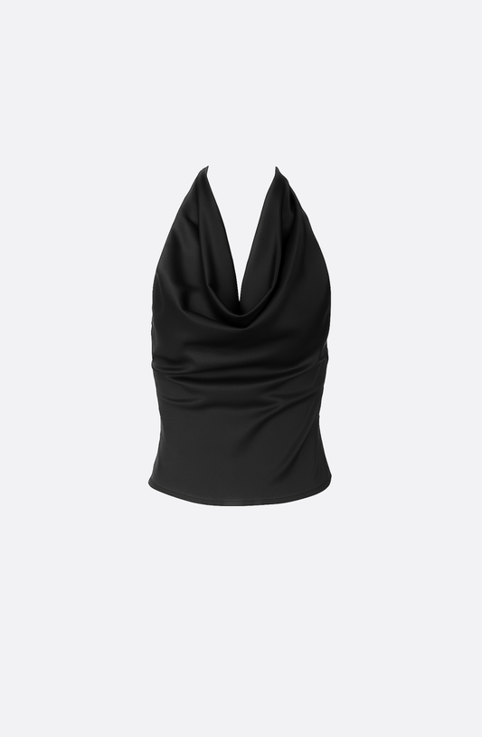 Amélie Satin Halter