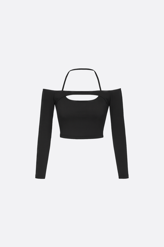Léonie Cutout Off-Shoulder Top