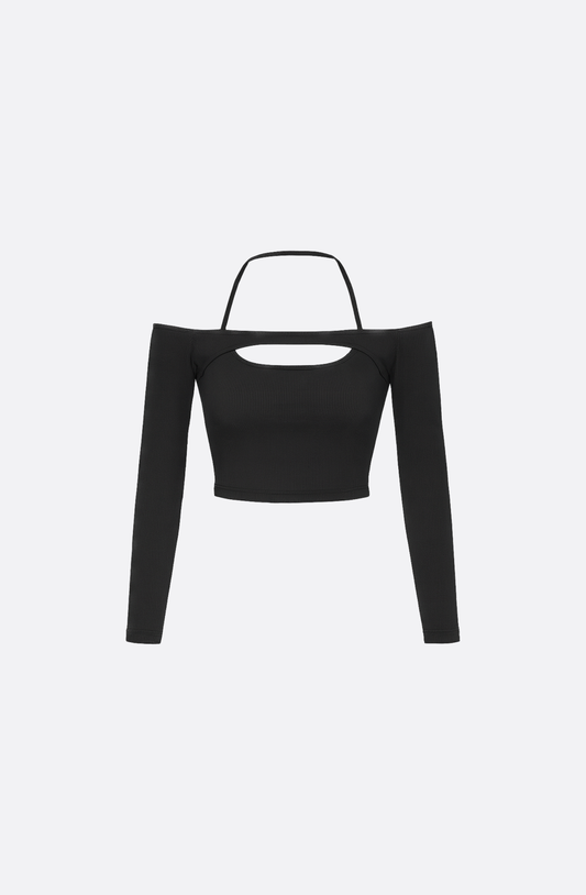 Léonie Cutout Off-Shoulder Top