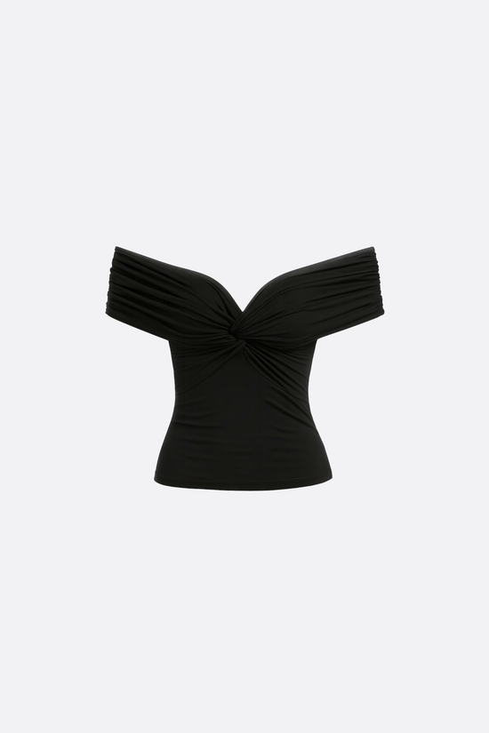Léonie Twist Off-Shoulder Top