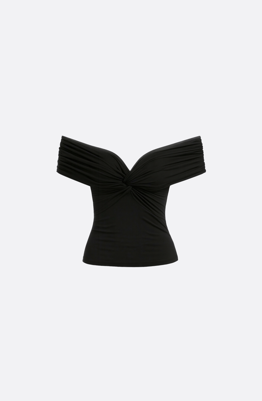 Léonie Twist Off-Shoulder Top