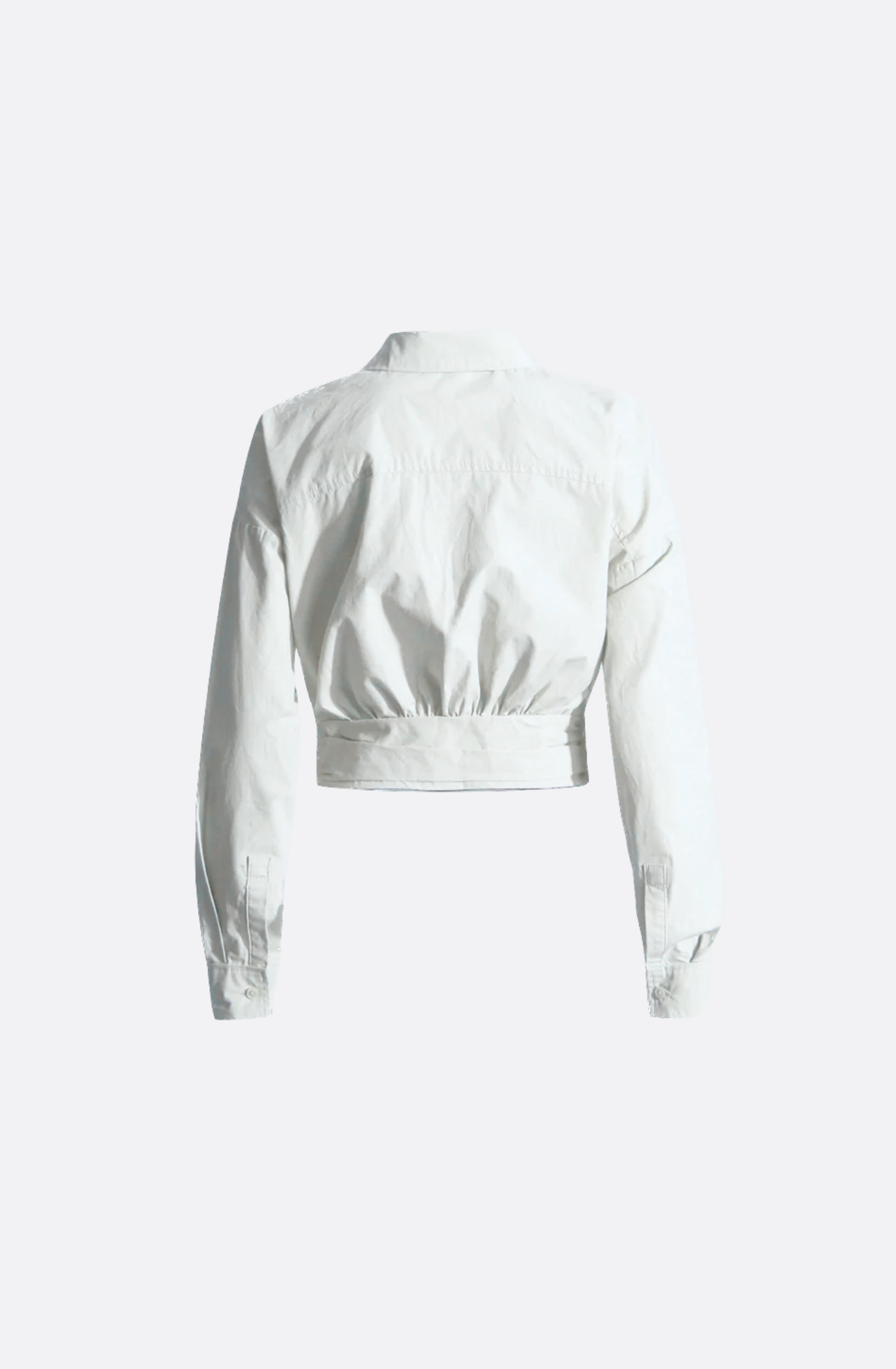 Inès Wrap Crop Shirt