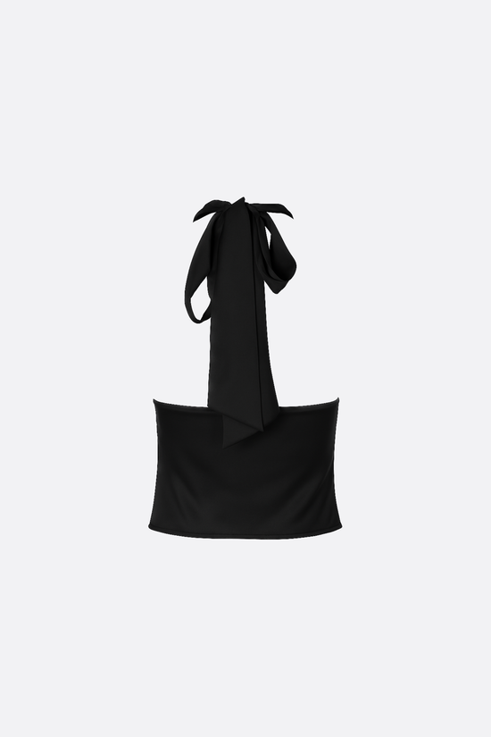 Amélie Satin Halter
