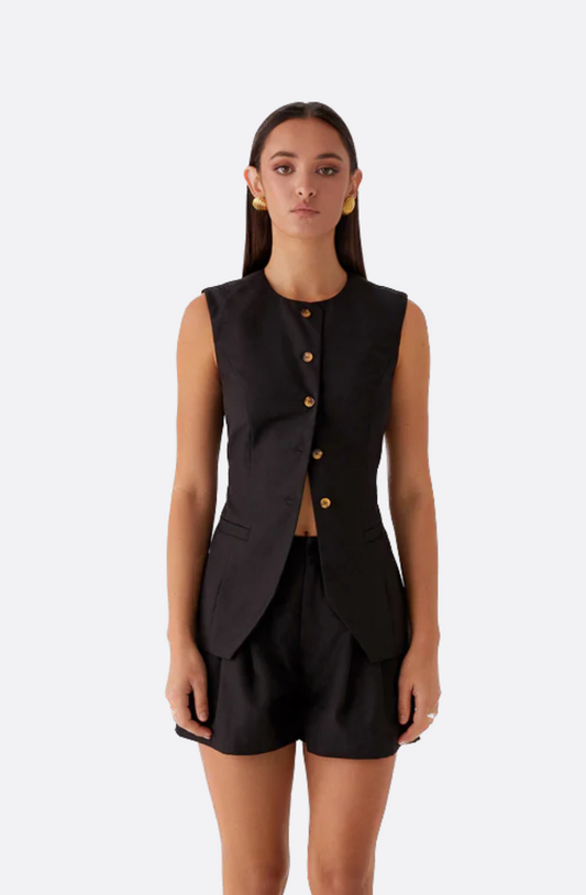 Épure Noir Vest