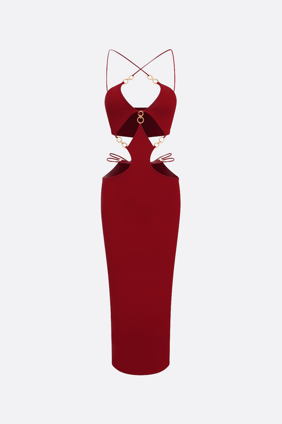 Rosé Andromeda Maxi Dress