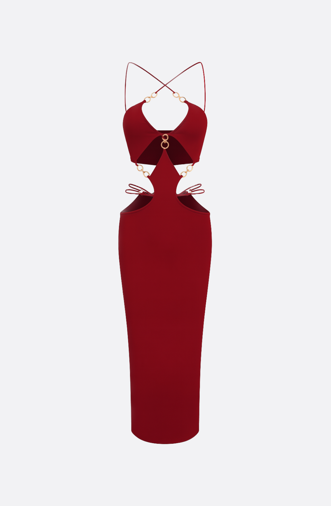 Rosé Andromeda Maxi Dress