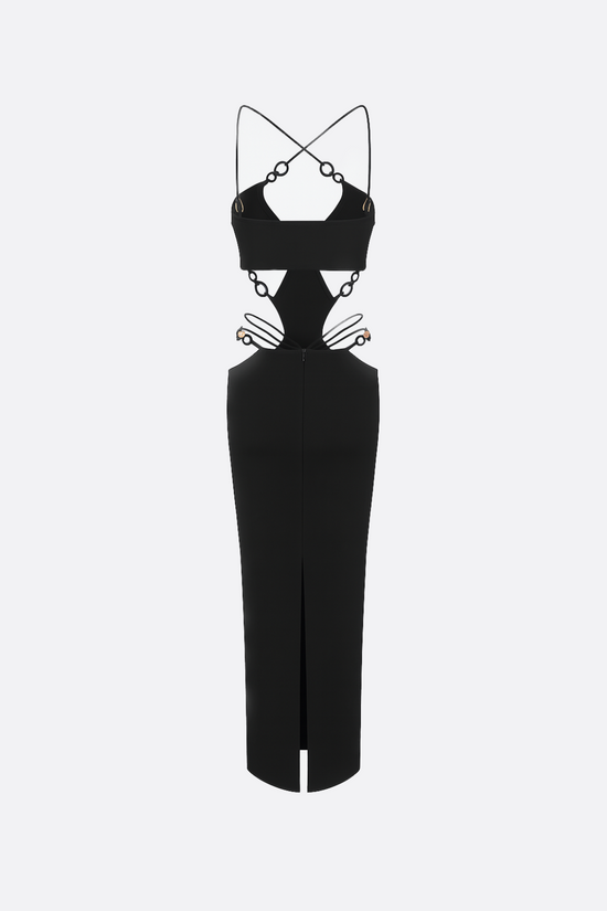 Andromeda Noir Maxi Dress