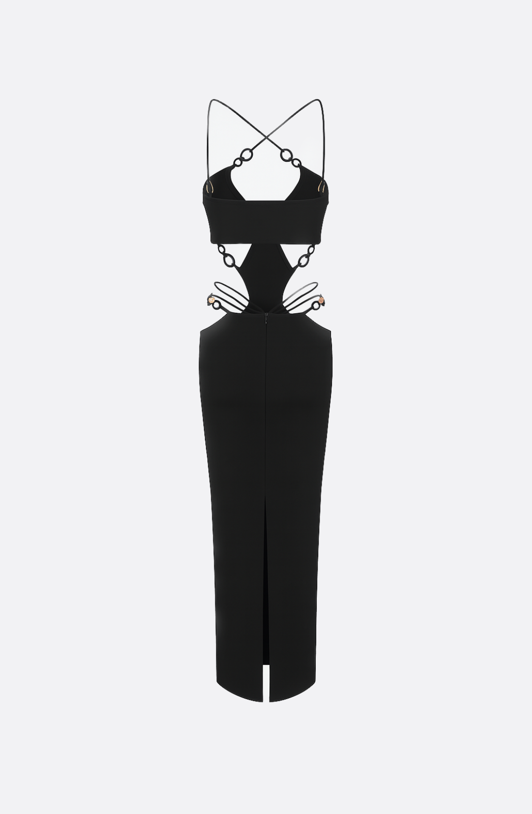 Andromeda Noir Maxi Dress