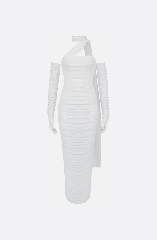 Soraya Ruched Maxi Dress