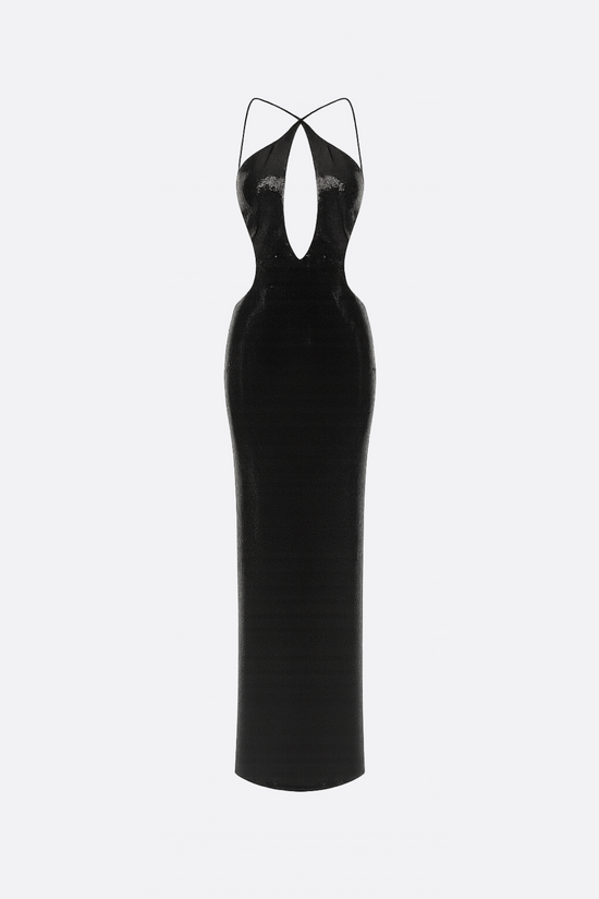 Hayley Backless Maxi Dress