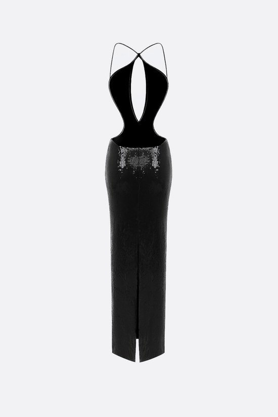 Hayley Backless Maxi Dress