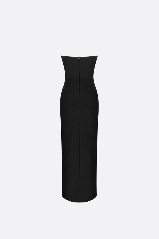 Janessa Low Cut Maxi Dress