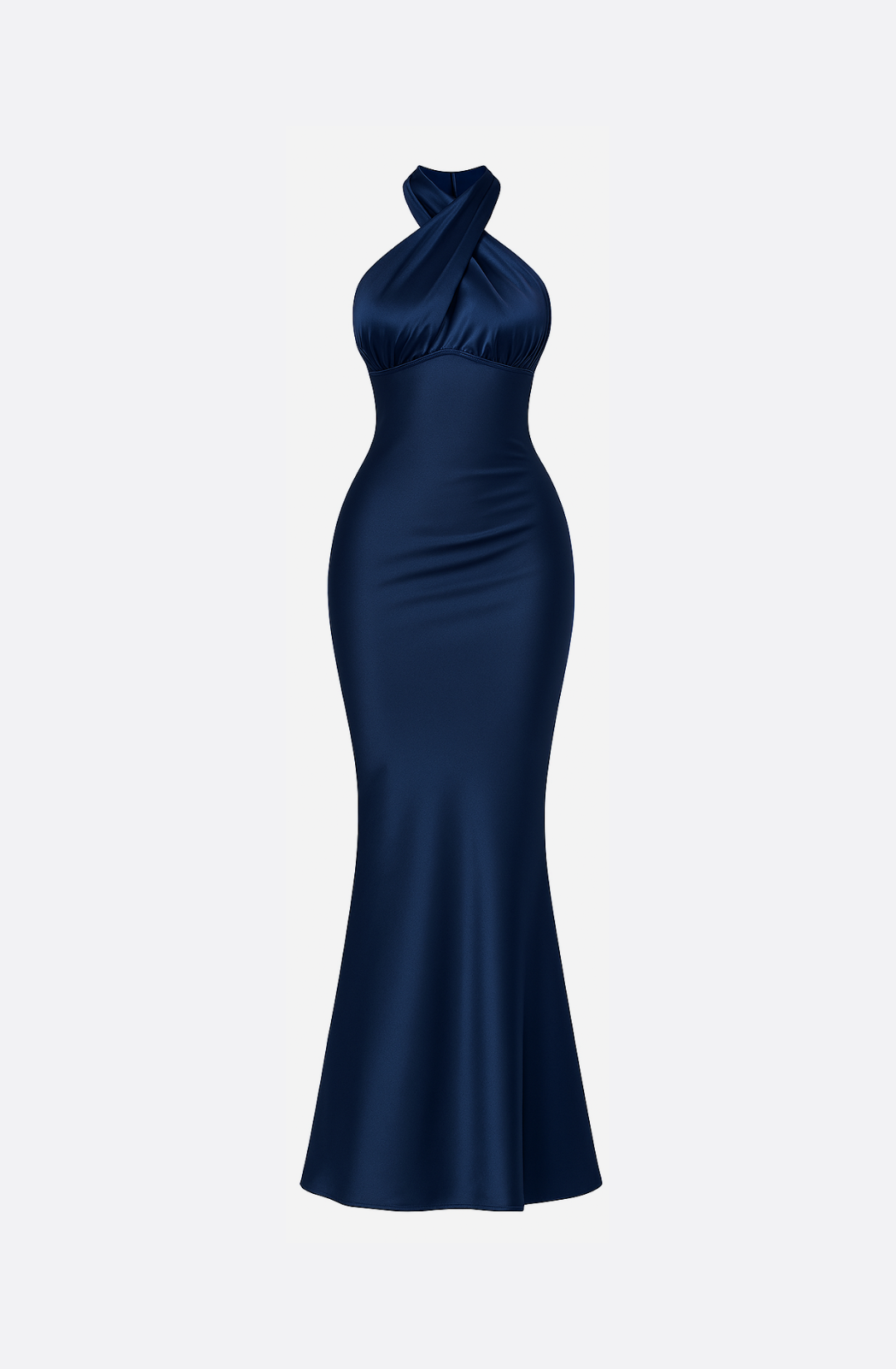 Arden Royal Bleu Halter Maxi Dress