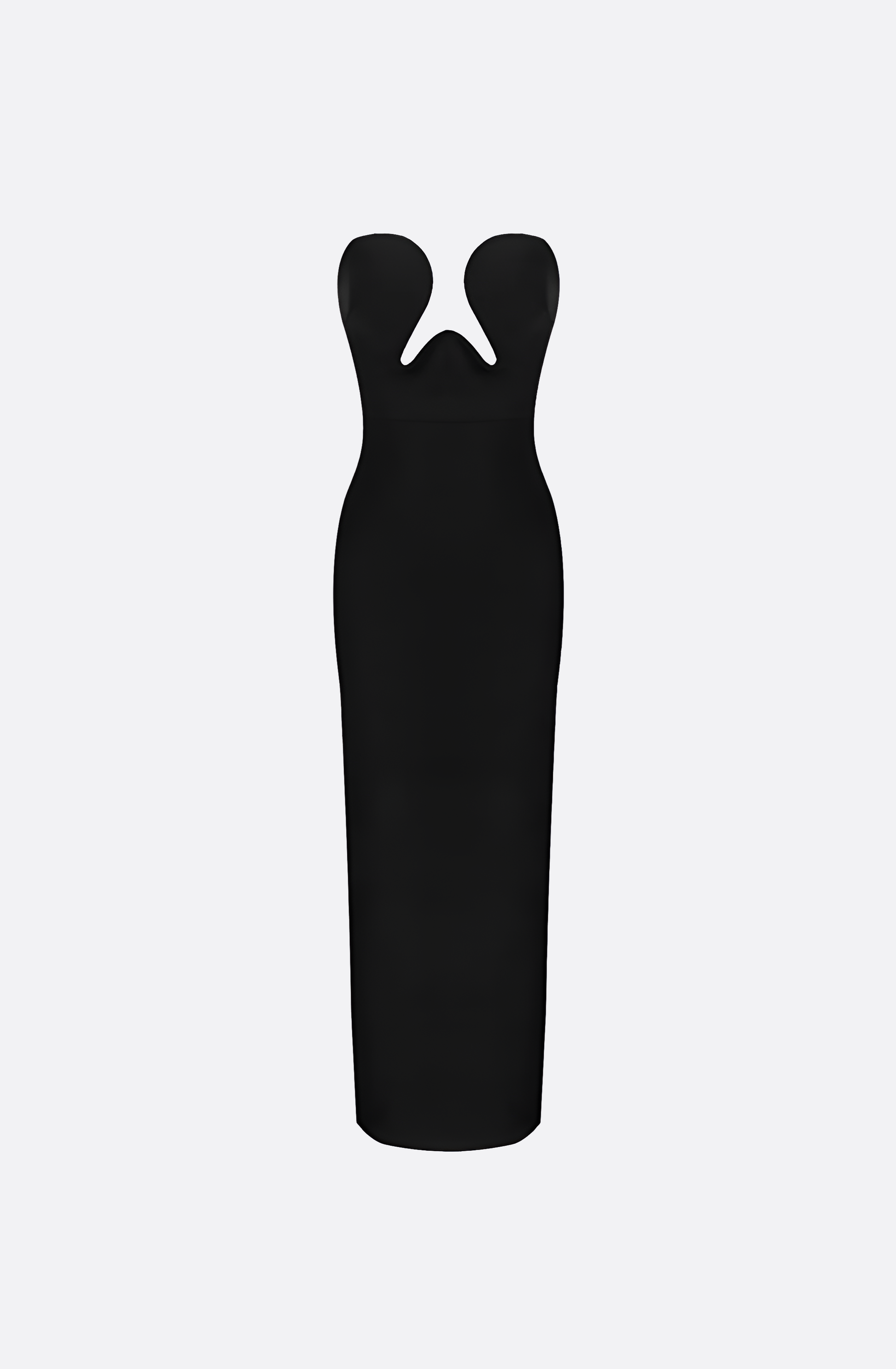 Janessa Low Cut Maxi Dress